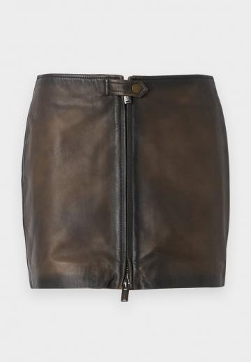 Кожаная юбка