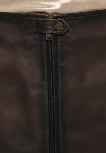 Кожаная юбка