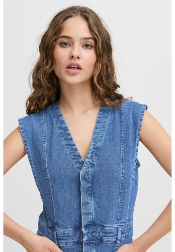 Джинсовая жилетка