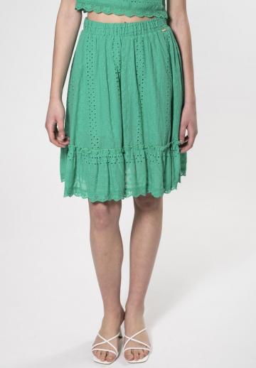 Юбка с воланами