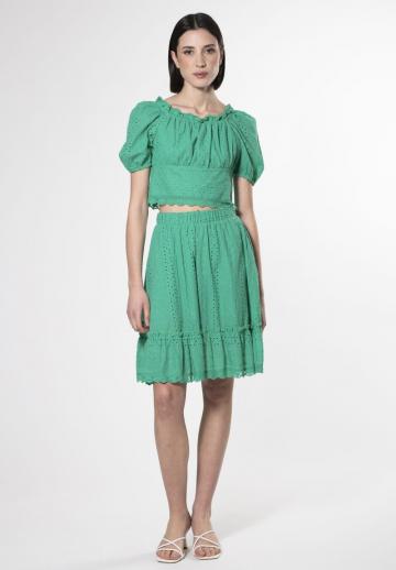 Юбка с воланами