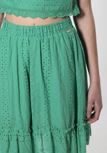 Юбка с воланами