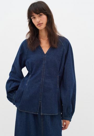 Джинсовая блузка