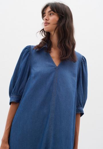 Джинсовое платье