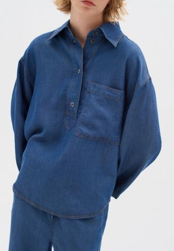 Джинсовая блузка