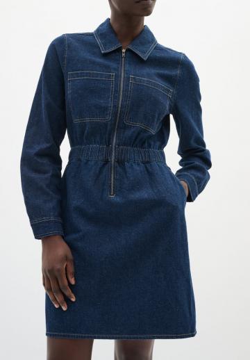 Джинсовое платье