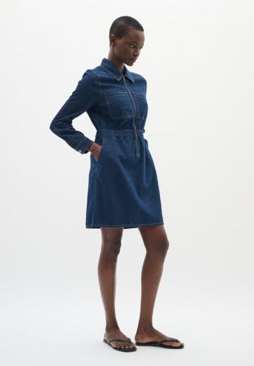 Джинсовое платье