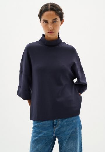 Пуловер с рукавом три четверти