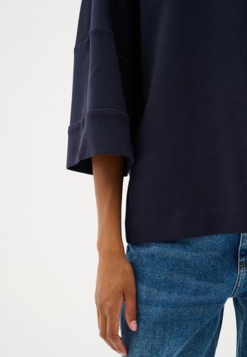 Пуловер с рукавом три четверти