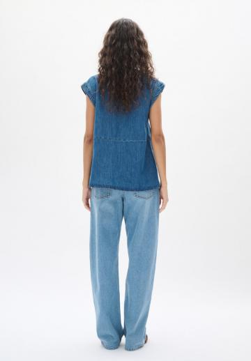 Джинсовая блузка