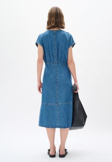 Джинсовое платье