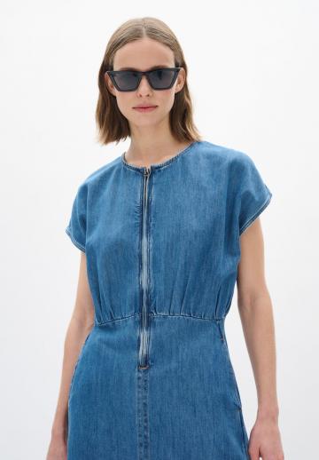Джинсовое платье