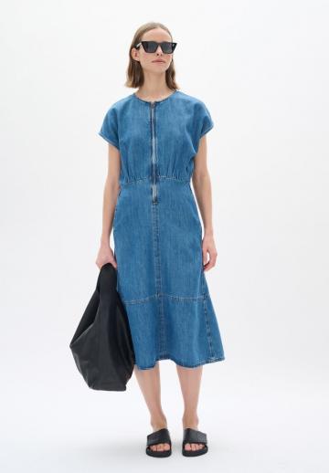 Джинсовое платье