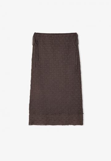 Вязаная юбка