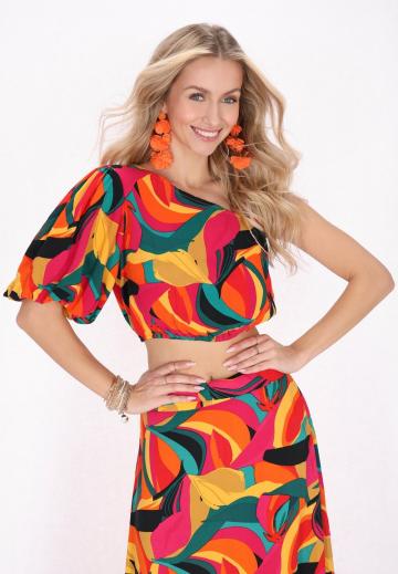 Топ на бретельках