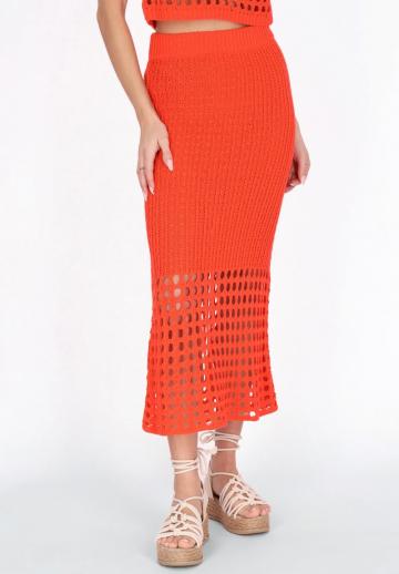 Вязаная юбка