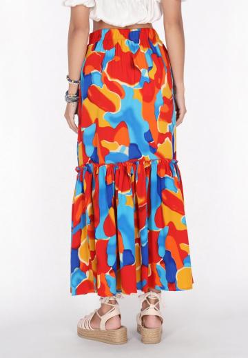 Юбка с воланами