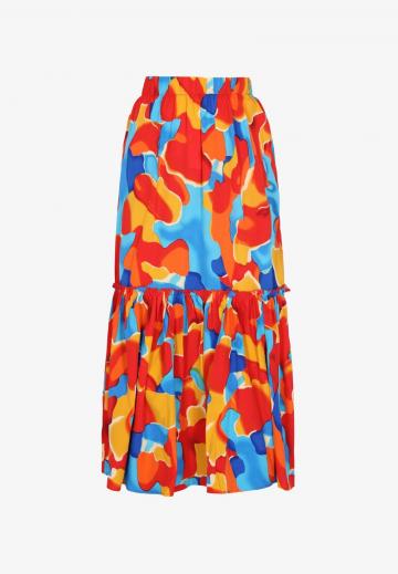 Юбка с воланами