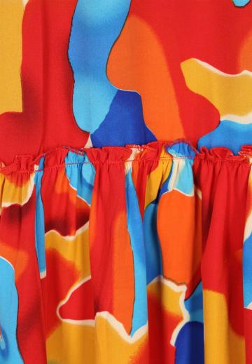 Юбка с воланами