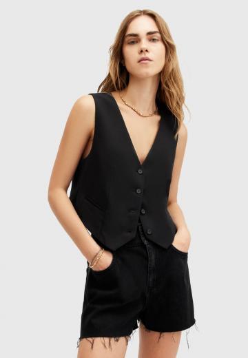 Джинсовая жилетка