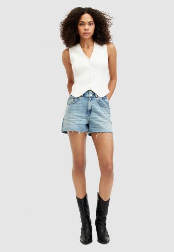 Джинсовая жилетка