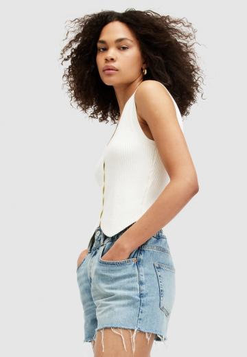 Джинсовая жилетка