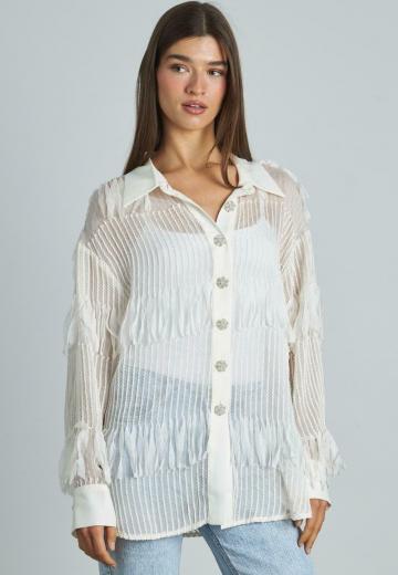 Длинная блузка