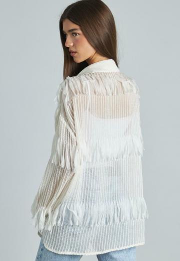 Длинная блузка