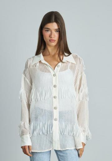 Длинная блузка