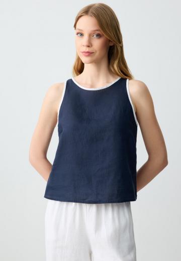 Блузка без рукавов