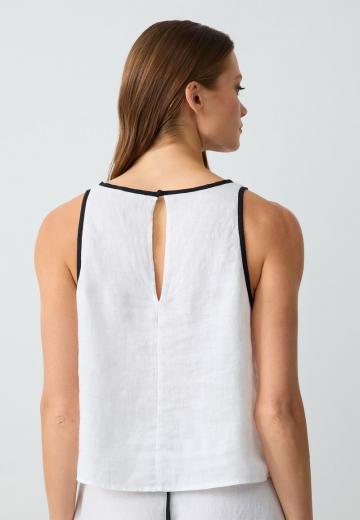 Блузка без рукавов