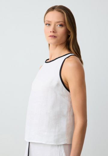 Блузка без рукавов