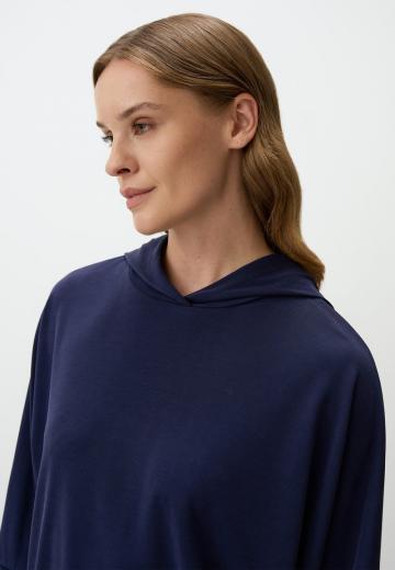 Пуловер с капюшоном