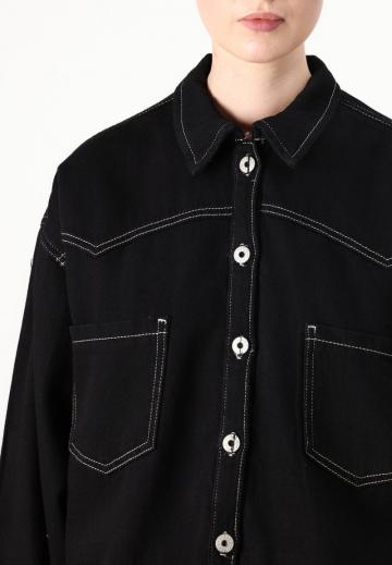 Джинсовая блузка