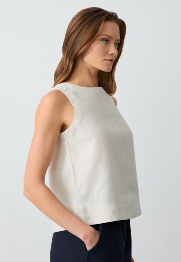 Блузка без рукавов