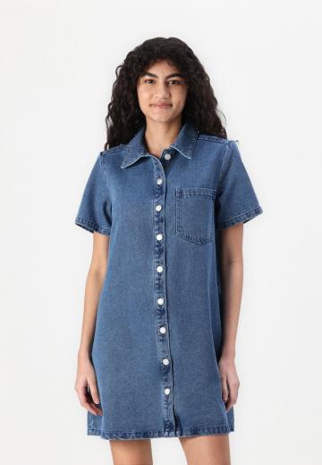 Джинсовое платье