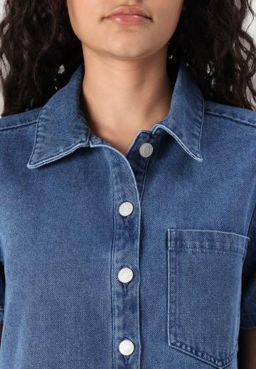 Джинсовое платье