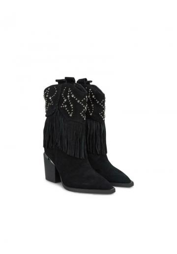 Полусапожки на высоком каблуке