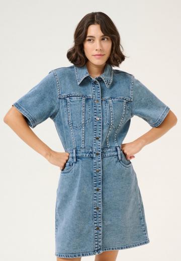Джинсовое платье