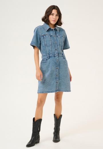 Джинсовое платье