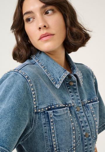 Джинсовое платье