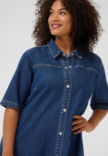 Джинсовое платье