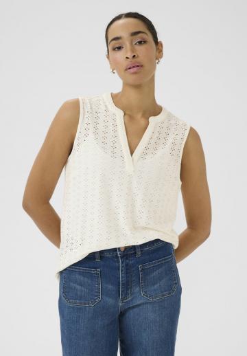 Блузка без рукавов