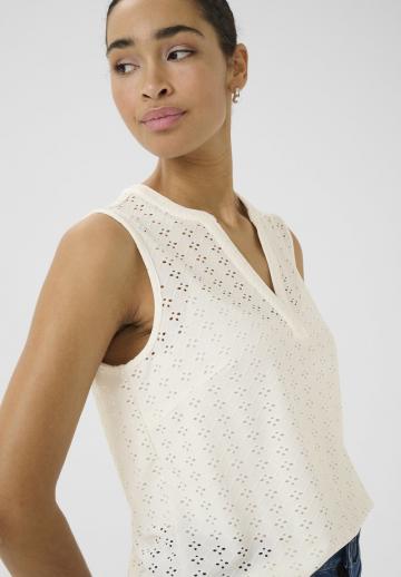 Блузка без рукавов