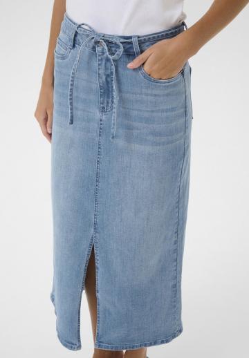 Юбка с накладными карманами