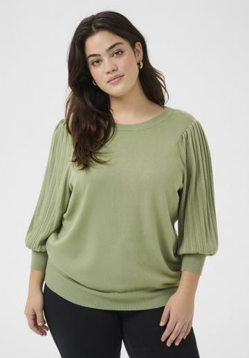 Пуловер с рукавом три четверти