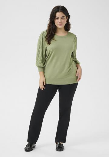 Пуловер с рукавом три четверти