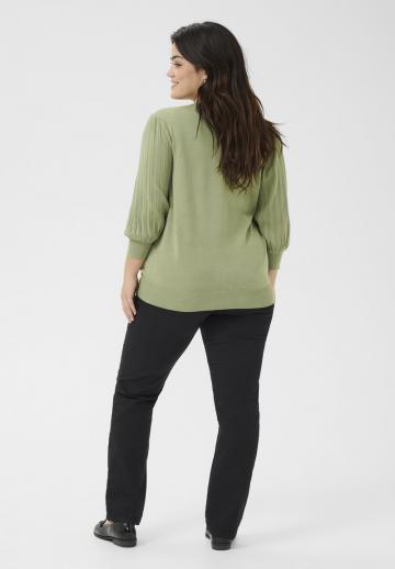 Пуловер с рукавом три четверти