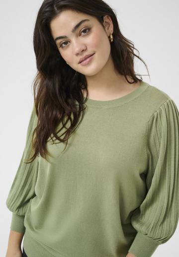 Пуловер с рукавом три четверти