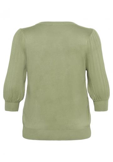 Пуловер с рукавом три четверти